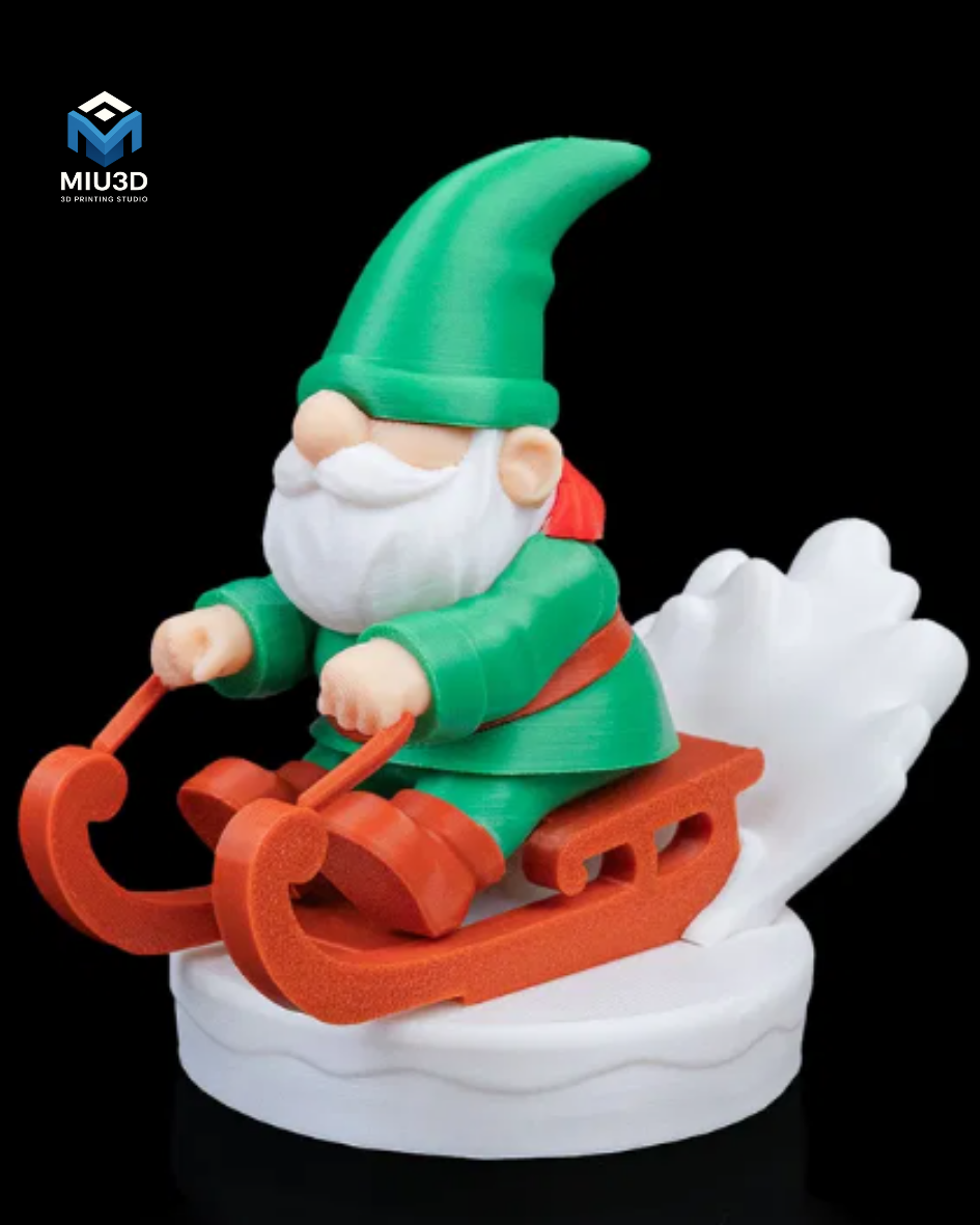 3D HIZLI KIZAK FİGÜR NOEL BABA