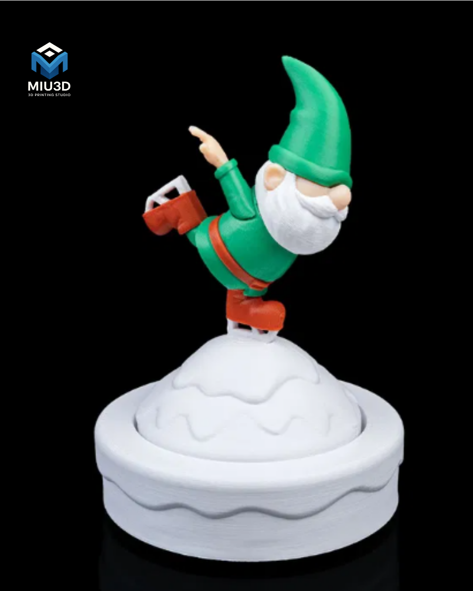 3D KIZAKLI FİGÜR NOEL BABA
