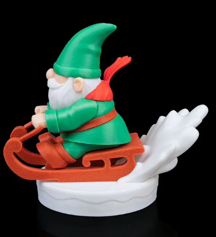 3D HIZLI KIZAK FİGÜR NOEL BABA