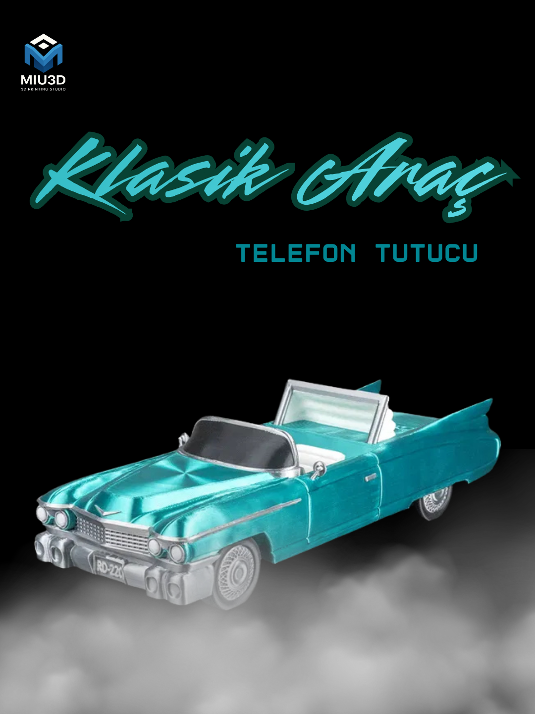 3D KLASIK ARABA TELEFON TUTUCU