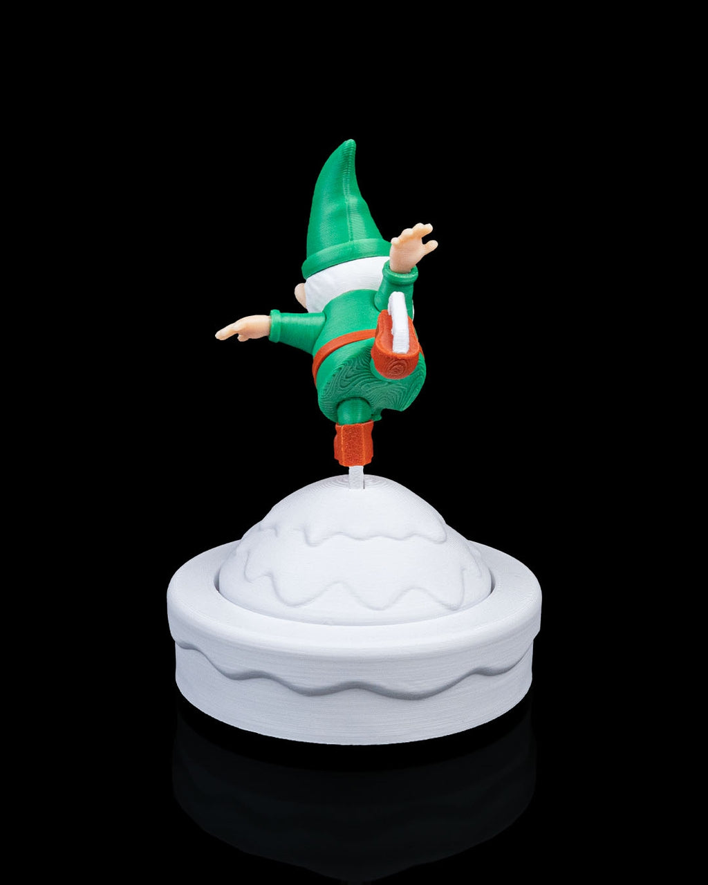 3D KIZAKLI FİGÜR NOEL BABA