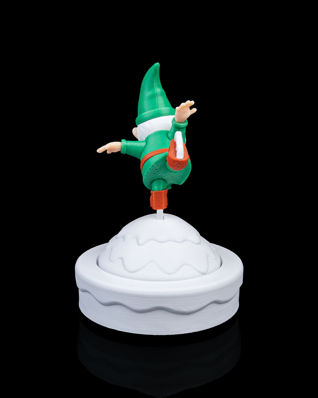 3D KIZAKLI FİGÜR NOEL BABA